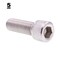 Prime-Line 1/2"-13 Socket Head Cap Screw, Plain Stainless Steel, 1-1/2 in Length, 5 PK 9179813 - alternate 3